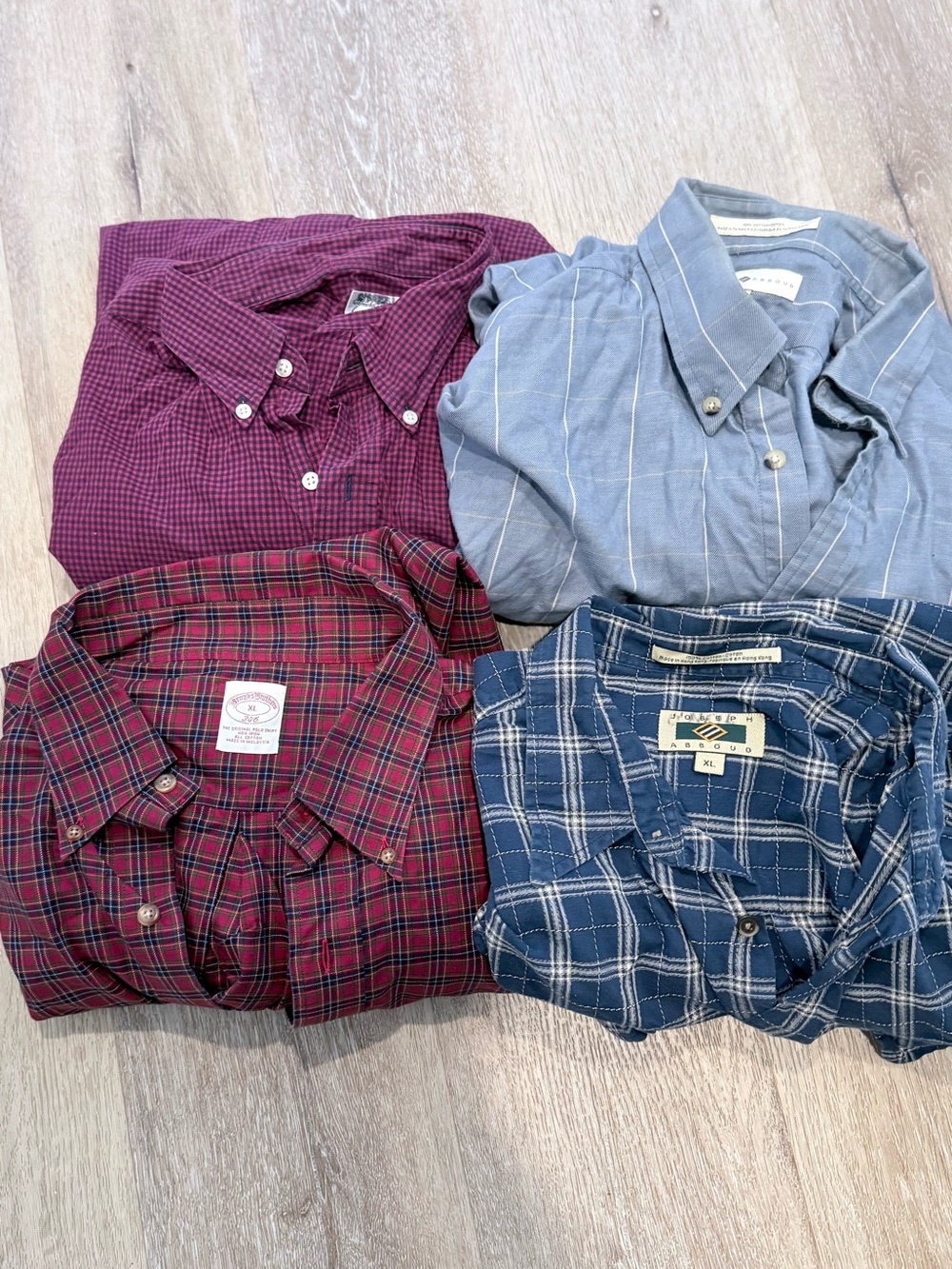 Men's Brooks Brothers and mix brand Button-Down Shirt - Unbranded 4 for $18